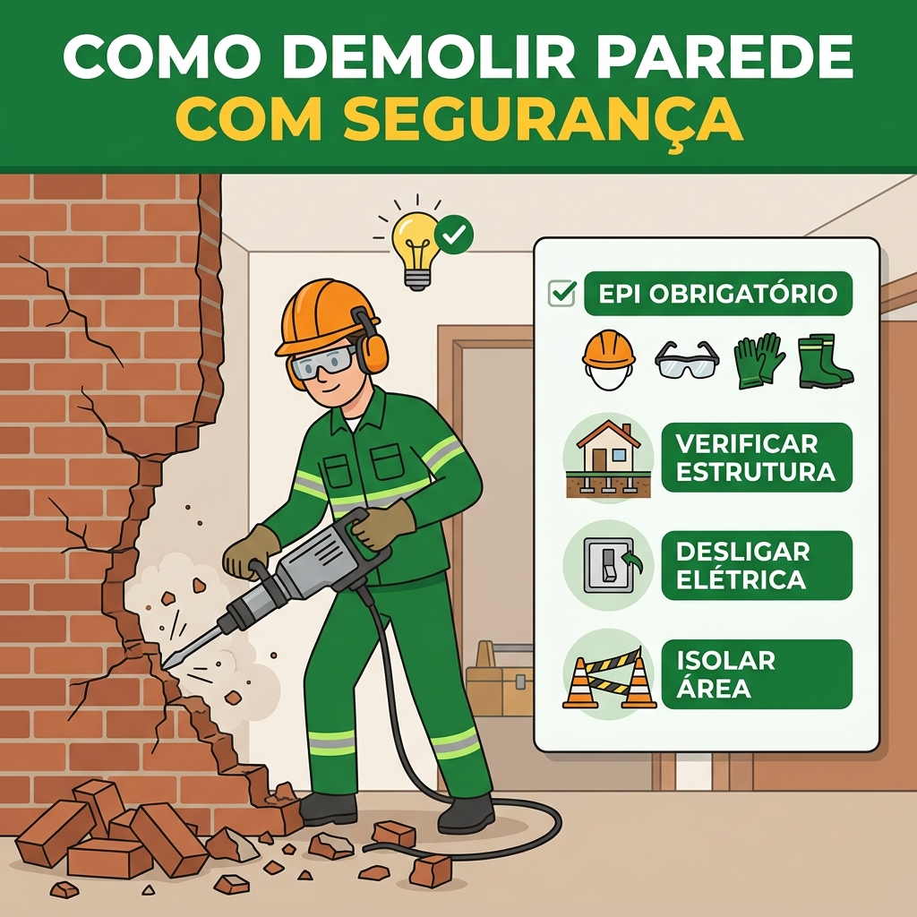 Como Demolir uma Parede com Segurança